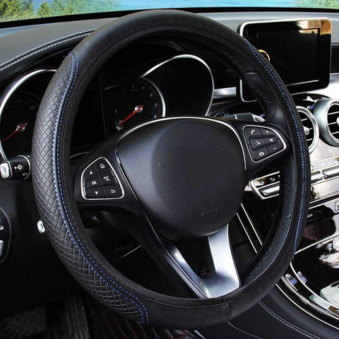 Universal Anti-Slip Microfiber Leather Steering Wheel Cover