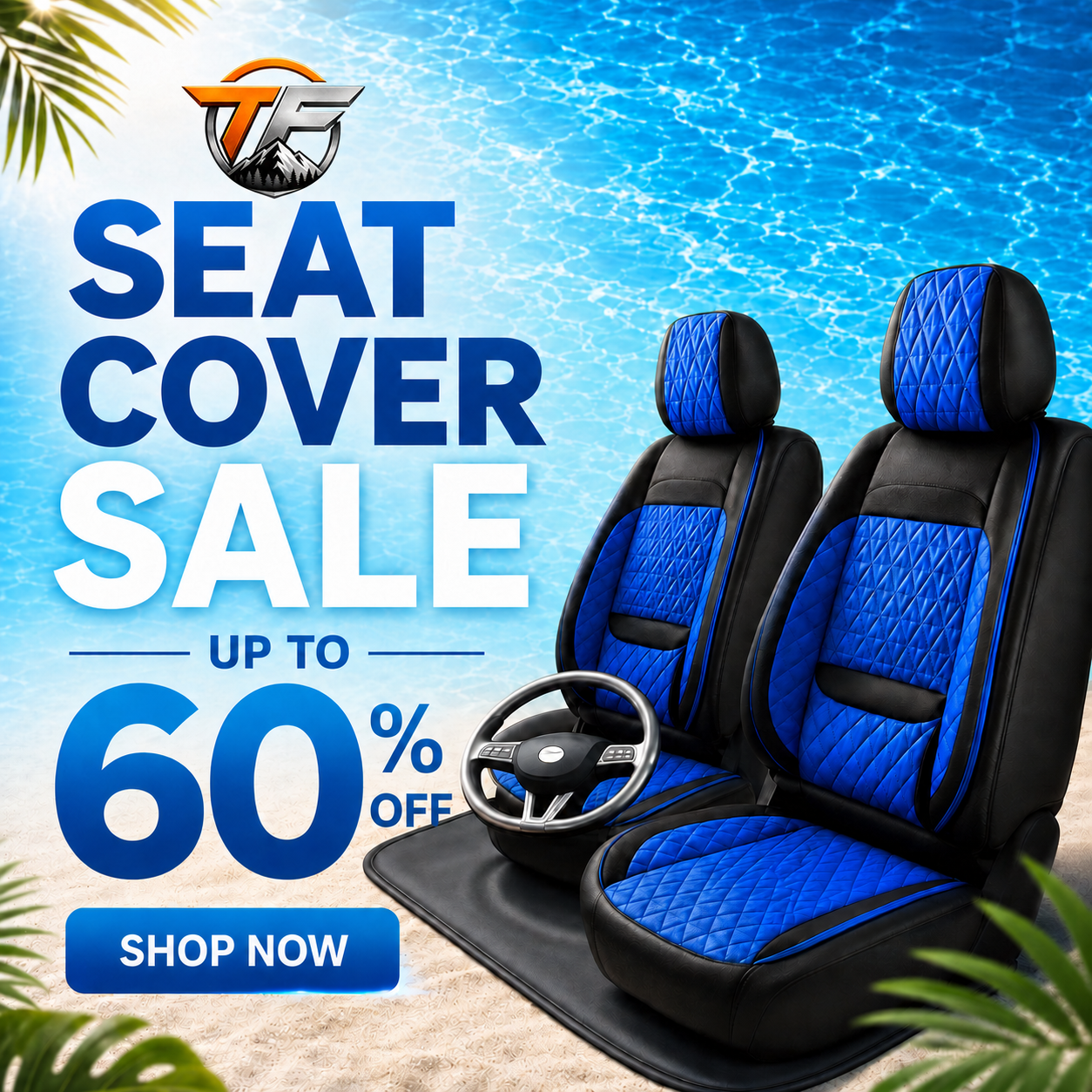 TF™ Seat Cover | Custom Fit for Cars, SUVs & Trucks