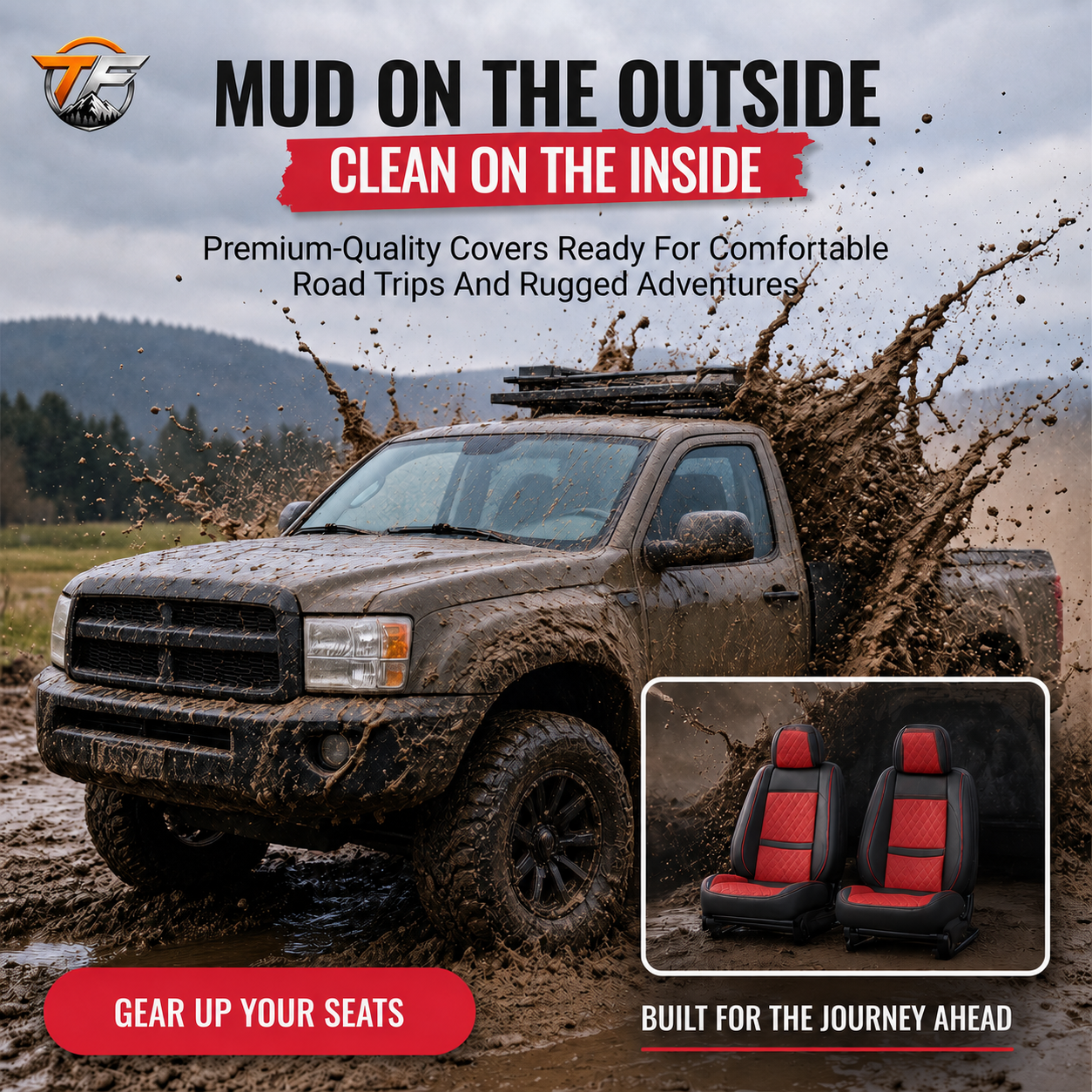 TF™ Premium Nappa Leather Seat Covers | Custom Fit for Cars, SUVs & Trucks