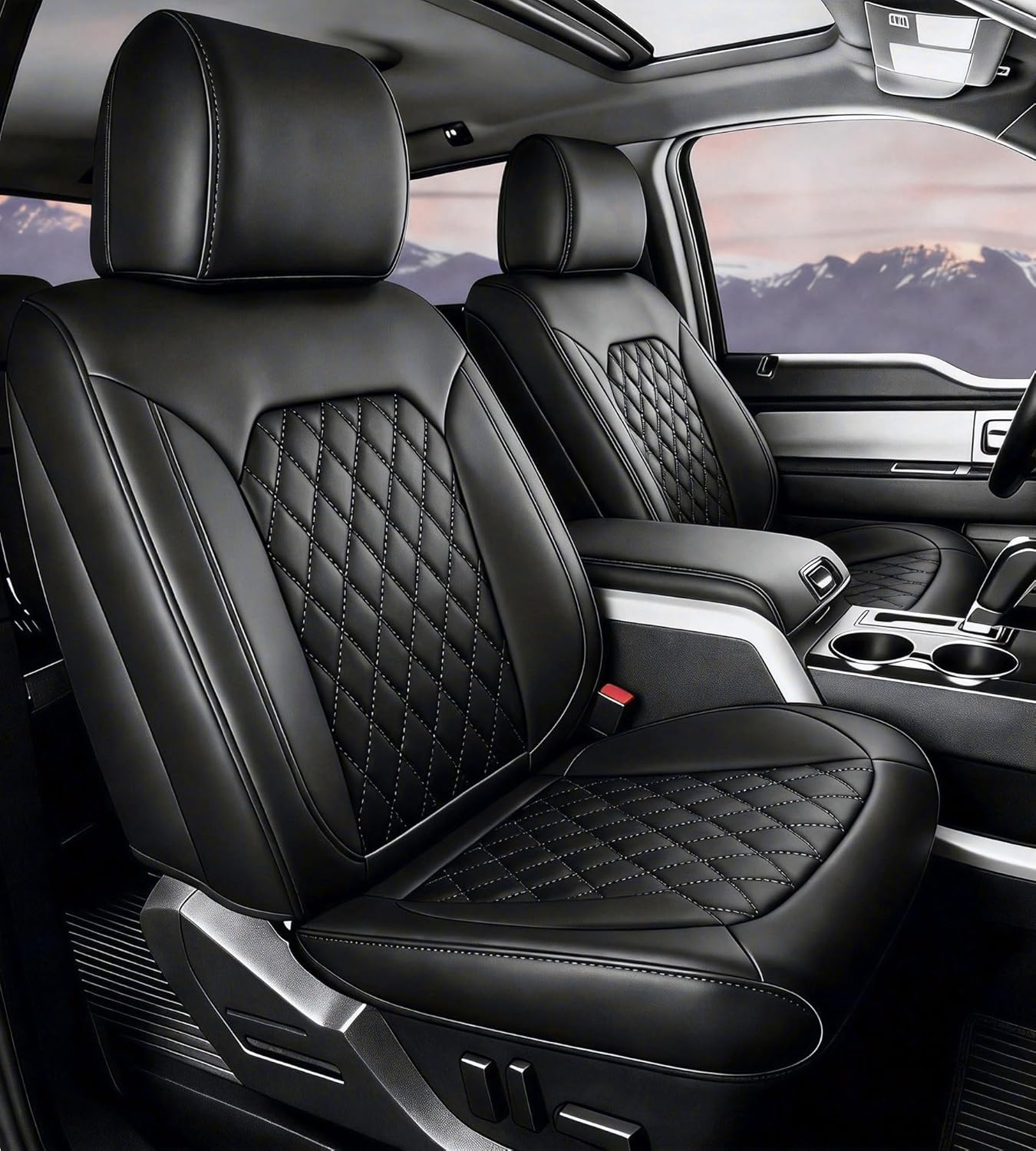Premium Nappa Leather Custom Seat Covers – Ford F-Series