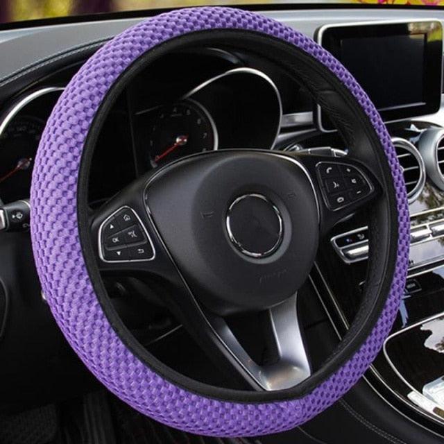Ice Silk Anti-Slip Steering Wheel Cover – Universal Fit