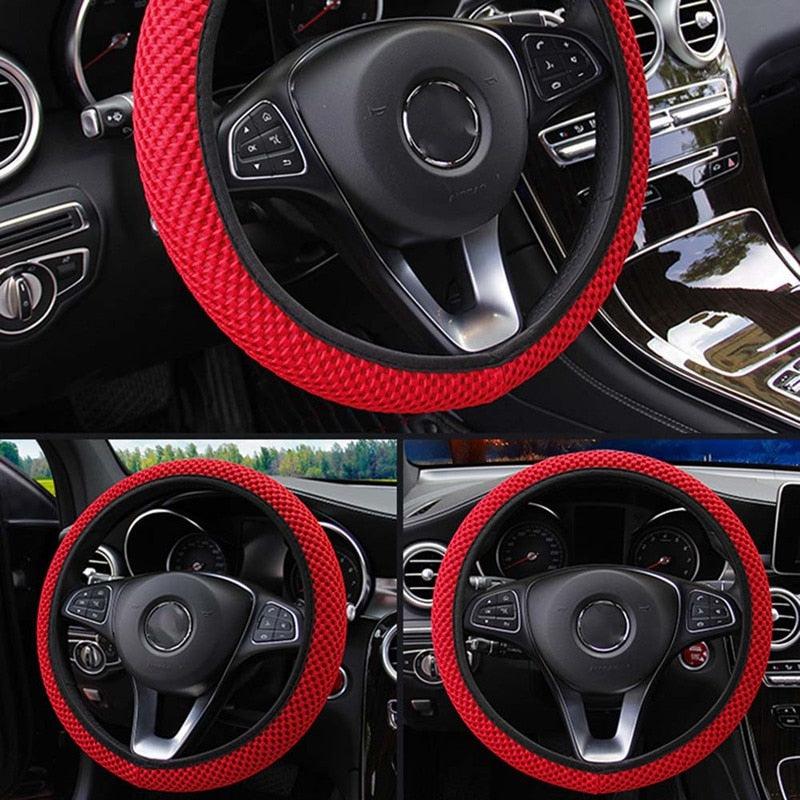 Ice Silk Anti-Slip Steering Wheel Cover – Universal Fit