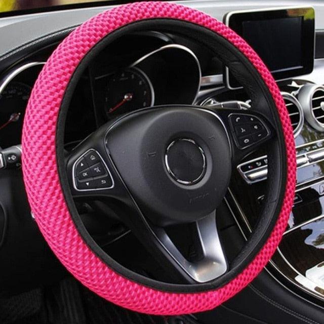 Ice Silk Anti-Slip Steering Wheel Cover – Universal Fit