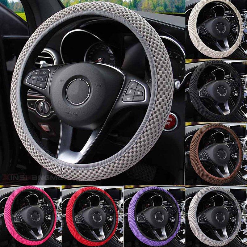 Ice Silk Anti-Slip Steering Wheel Cover – Universal Fit