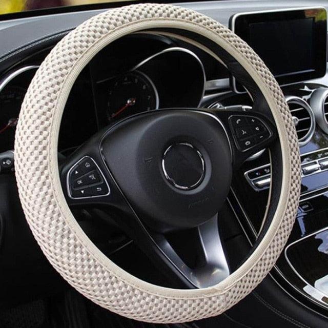 Ice Silk Anti-Slip Steering Wheel Cover – Universal Fit