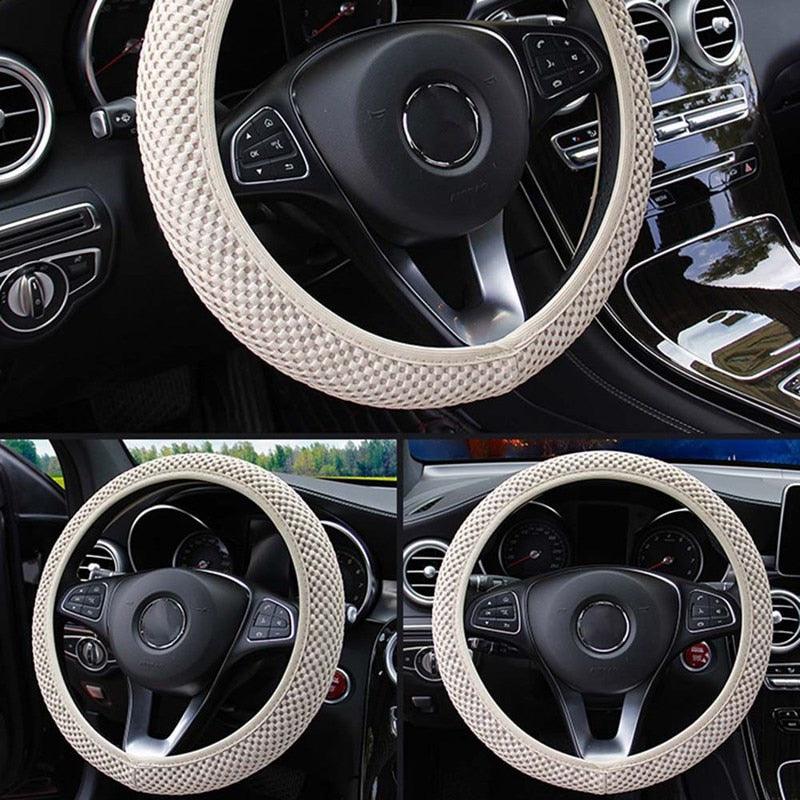Ice Silk Anti-Slip Steering Wheel Cover – Universal Fit