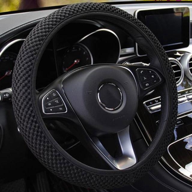 Ice Silk Anti-Slip Steering Wheel Cover – Universal Fit