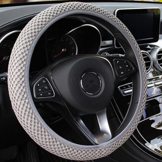 Ice Silk Anti-Slip Steering Wheel Cover – Universal Fit