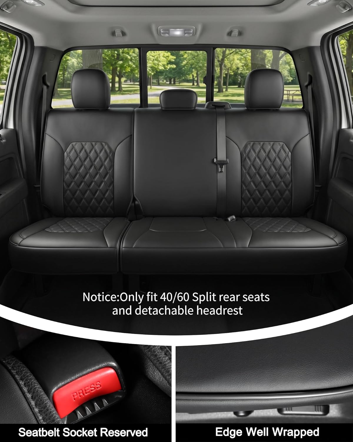Premium Nappa Leather Custom Seat Covers – Ford F-Series