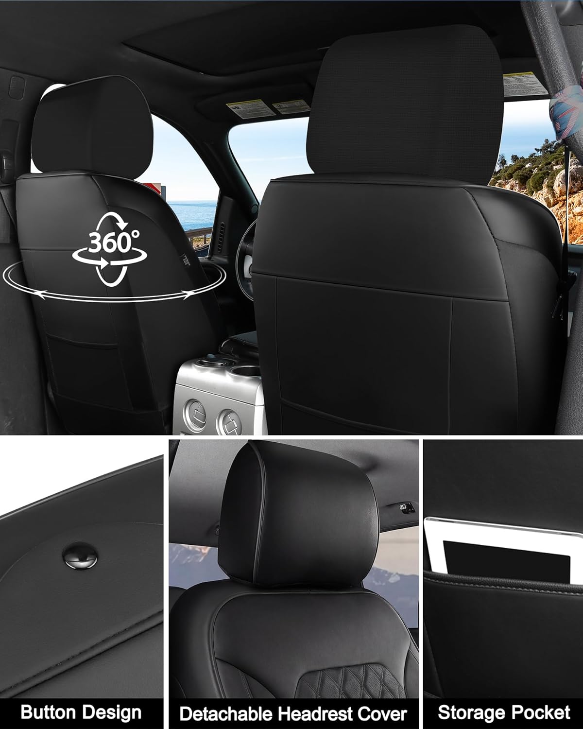 Premium Nappa Leather Custom Seat Covers – Ford F-Series