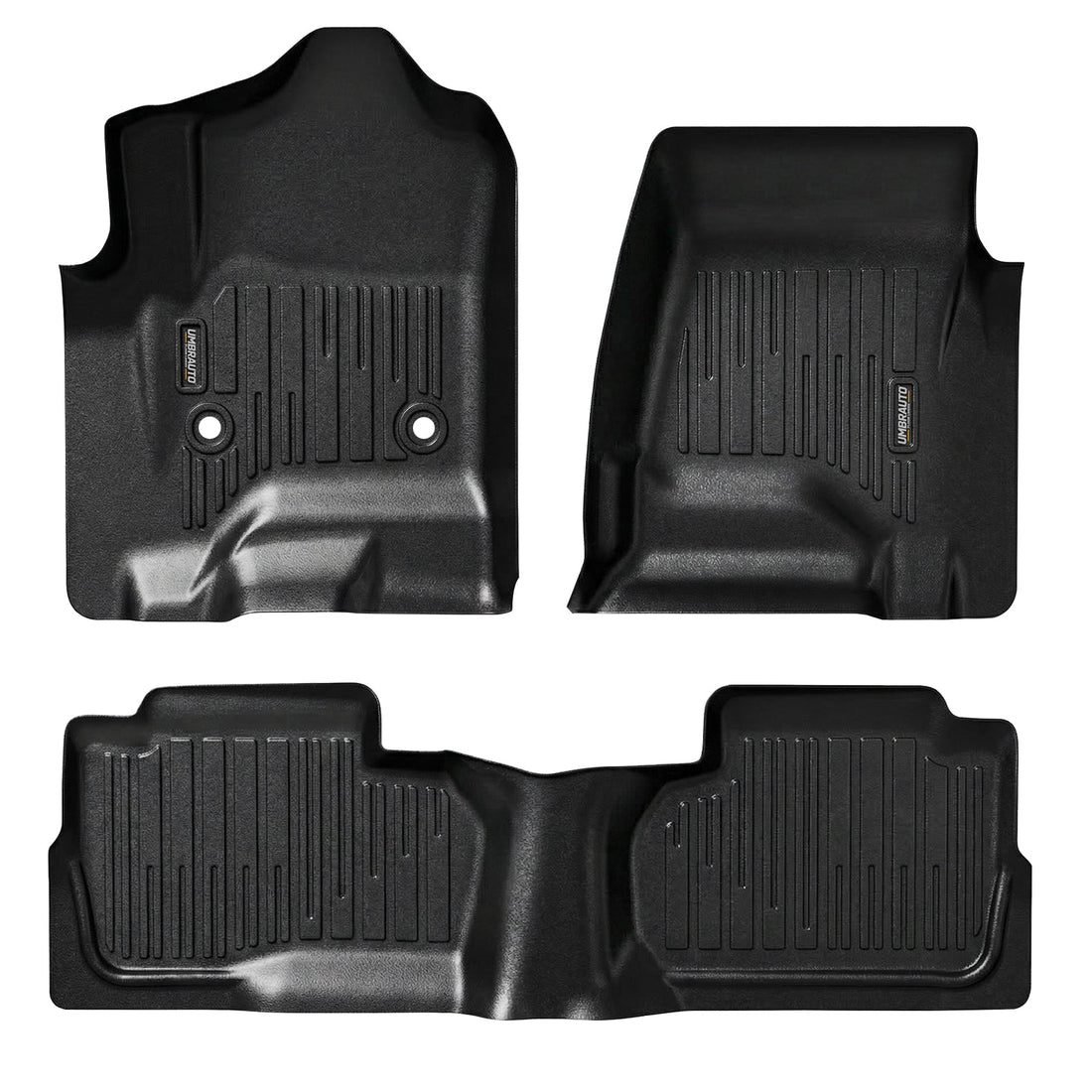 TPE All-Weather Floor Mats for Chevy Silverado & GMC Sierra Double Cab