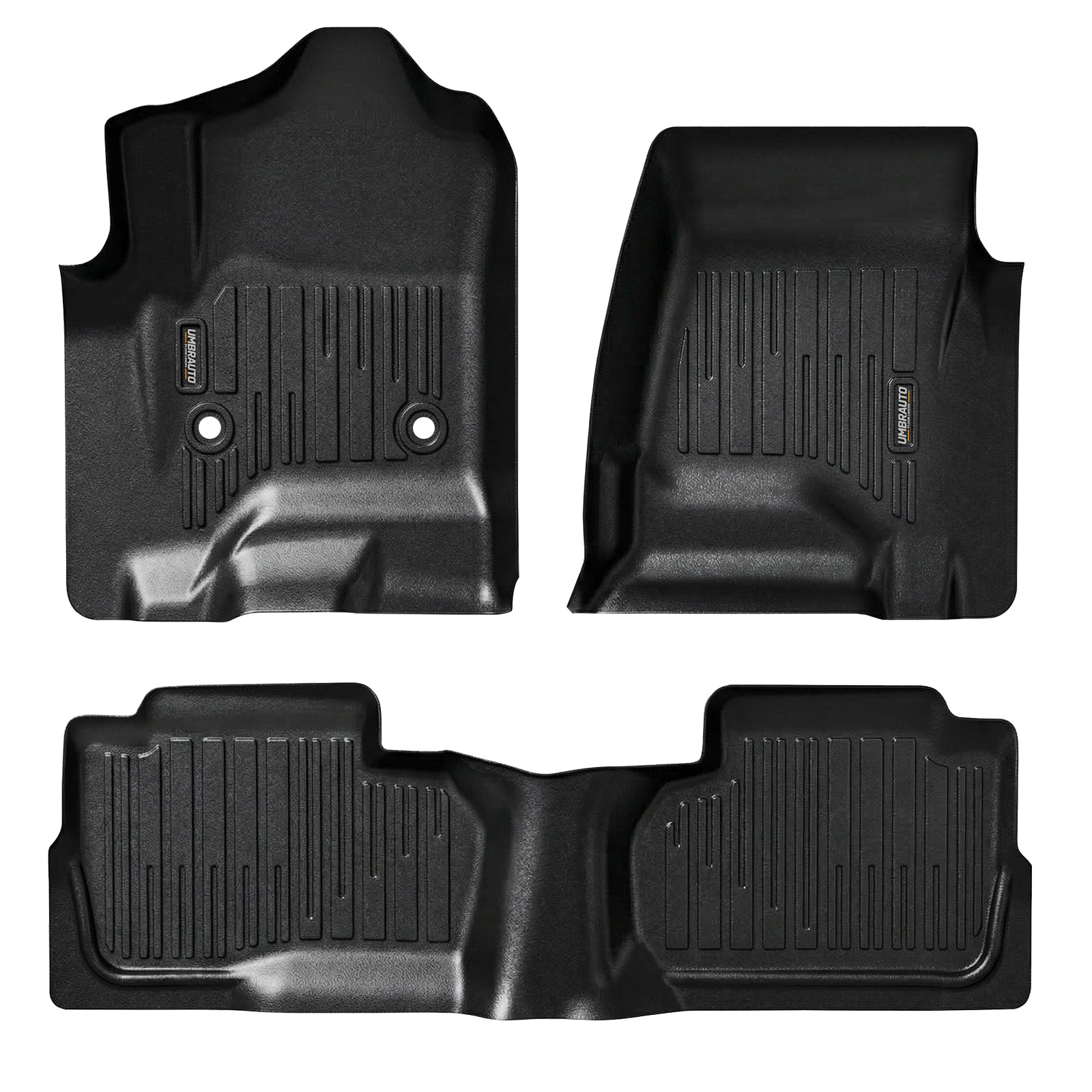 TPE All-Weather Floor Mats for Chevy Silverado & GMC Sierra Double Cab