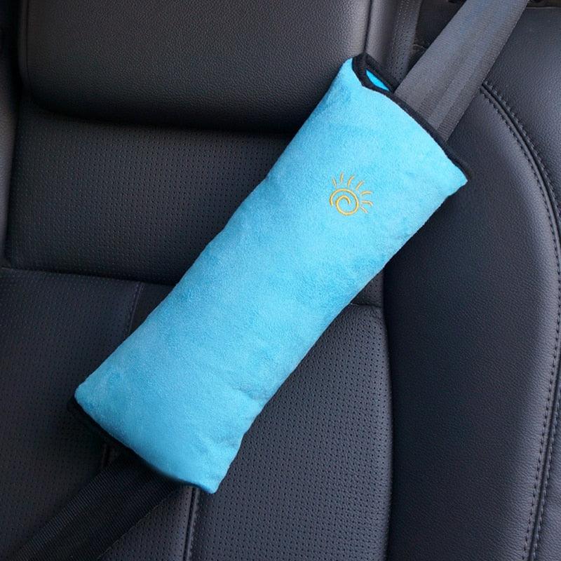 Baby Car Seat Belt Cover & Pillow Pad – Soft Strap Cushion