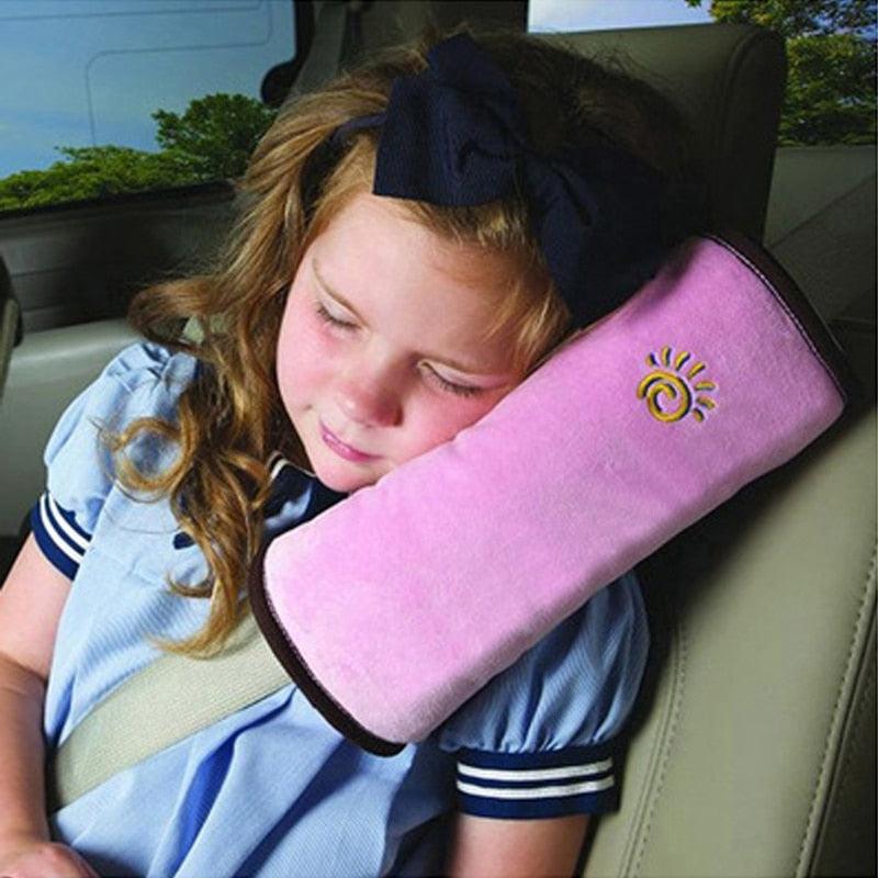 Baby Car Seat Belt Cover & Pillow Pad – Soft Strap Cushion