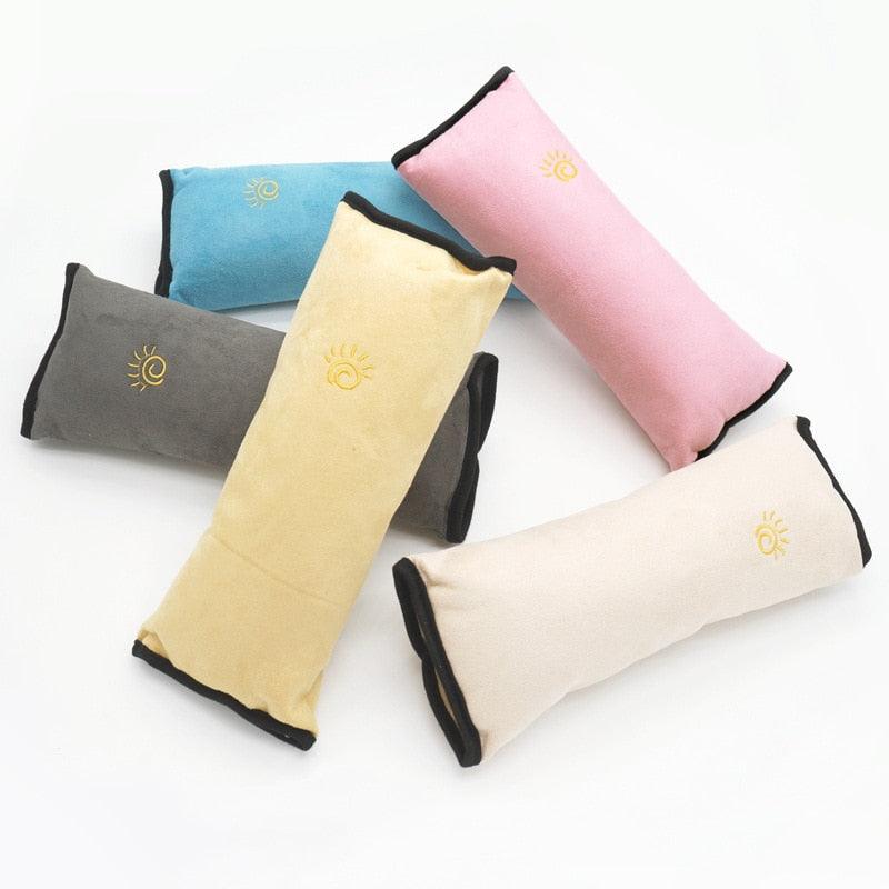 Baby Car Seat Belt Cover & Pillow Pad – Soft Strap Cushion