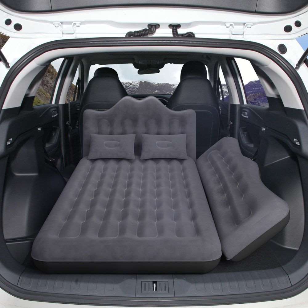 Inflatable Car Air Mattress for SUV, Truck & Van – with Pump & Pillows