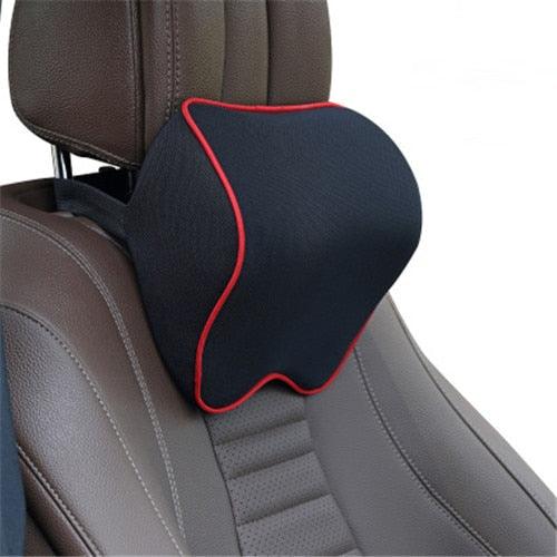 Memory Foam Car Neck Pillow – Adjustable Headrest Support