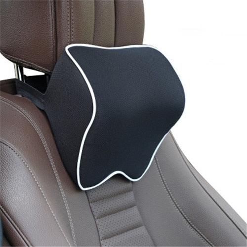 Memory Foam Car Neck Pillow – Adjustable Headrest Support