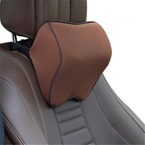Memory Foam Car Neck Pillow – Adjustable Headrest Support