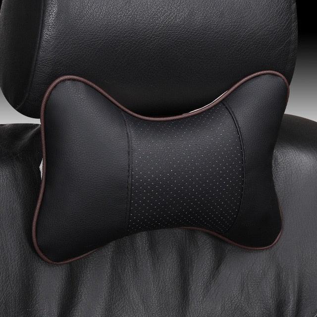 Memory Foam Car Neck Pillow – Adjustable Headrest Support