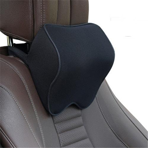 Memory Foam Car Neck Pillow – Adjustable Headrest Support